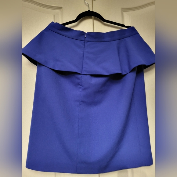 BNWT Vince Camuto. Blue Peplum pencil skirt size 14 - Picture 5 of 8